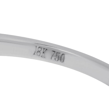 18k White Gold 2.65ct Synthetic Sapphire and 1.50ctw Diamond Ring