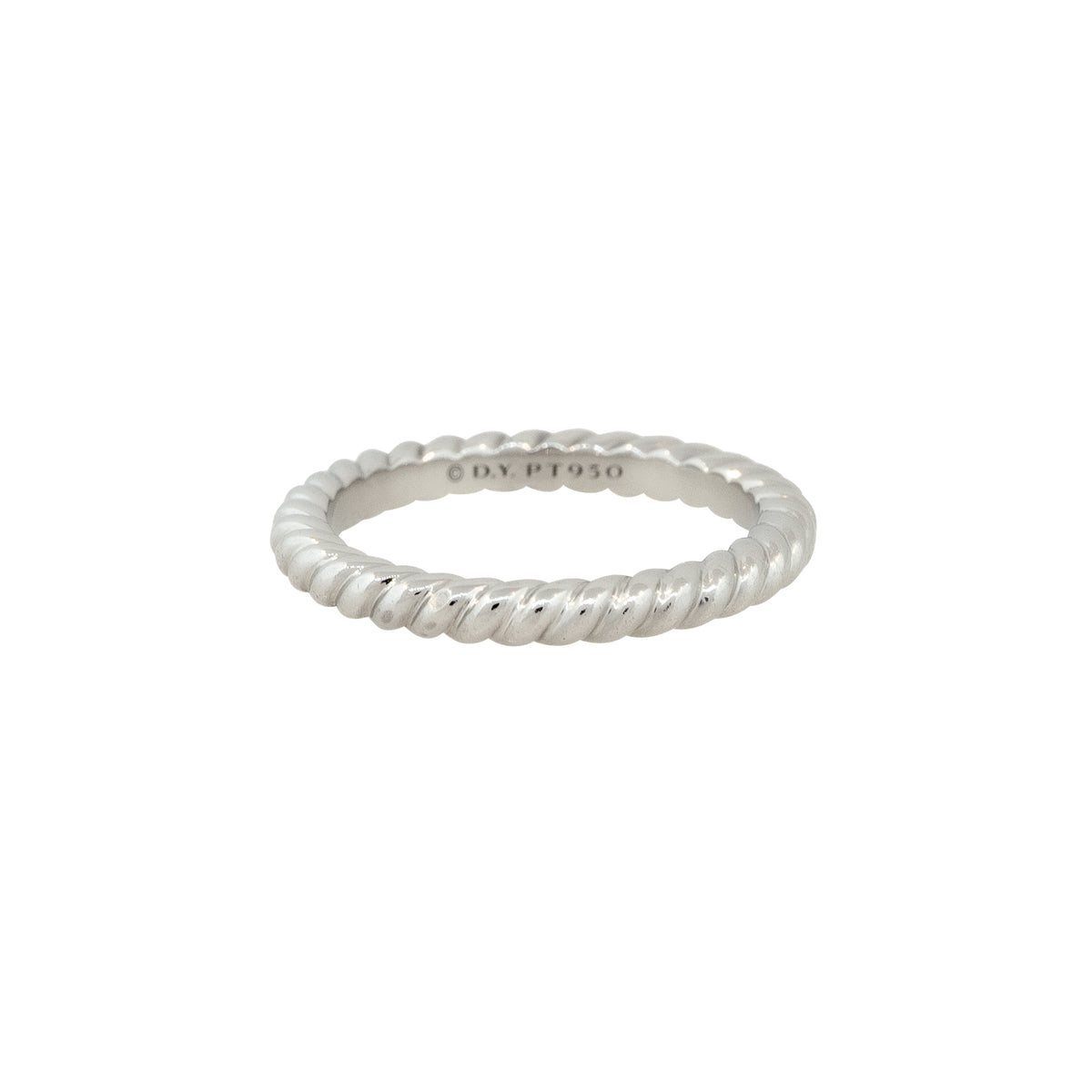 David Yurman Platinum Unity Cable Wedding Band