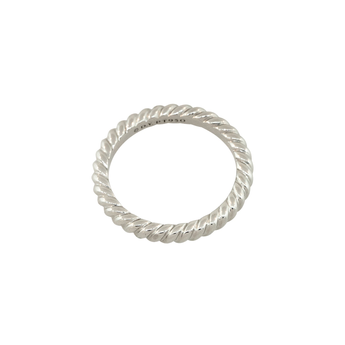 David Yurman Platinum Unity Cable Wedding Band