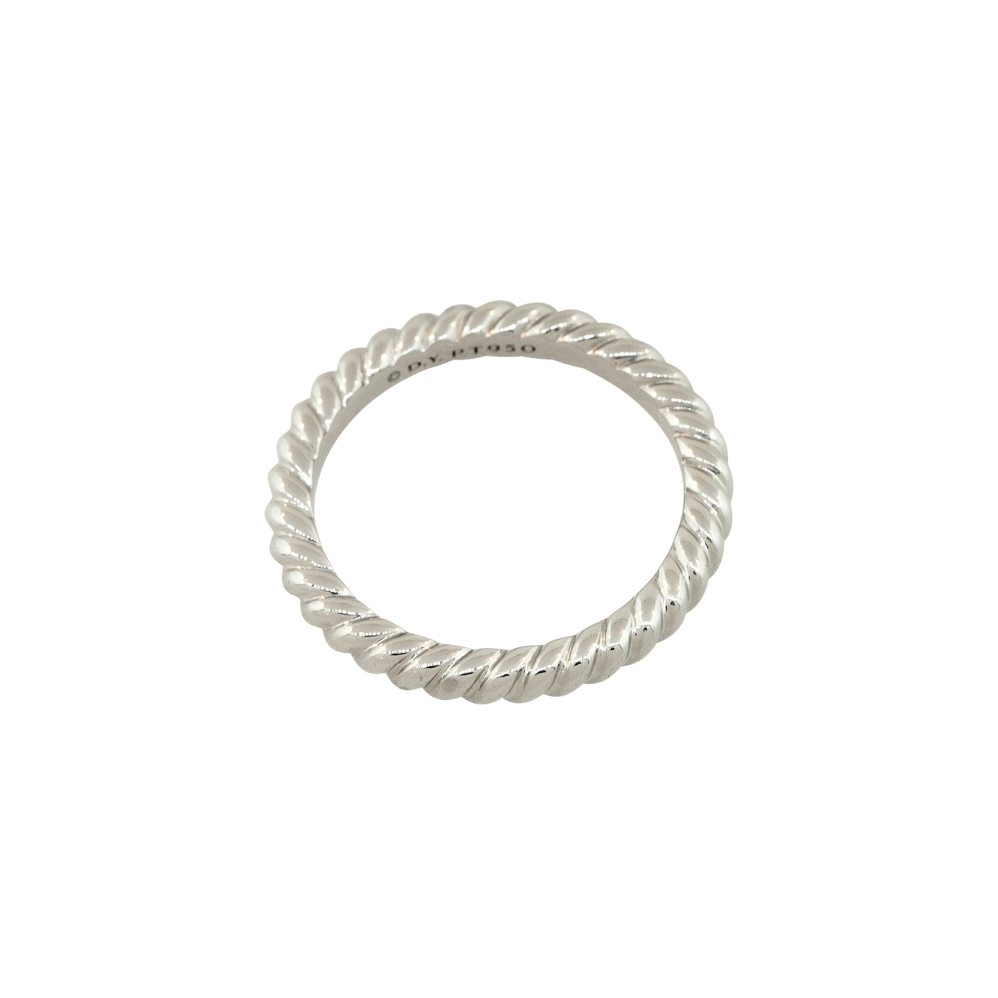 David Yurman Platinum Unity Cable Wedding Band