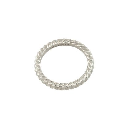 David Yurman Platinum Unity Cable Wedding Band