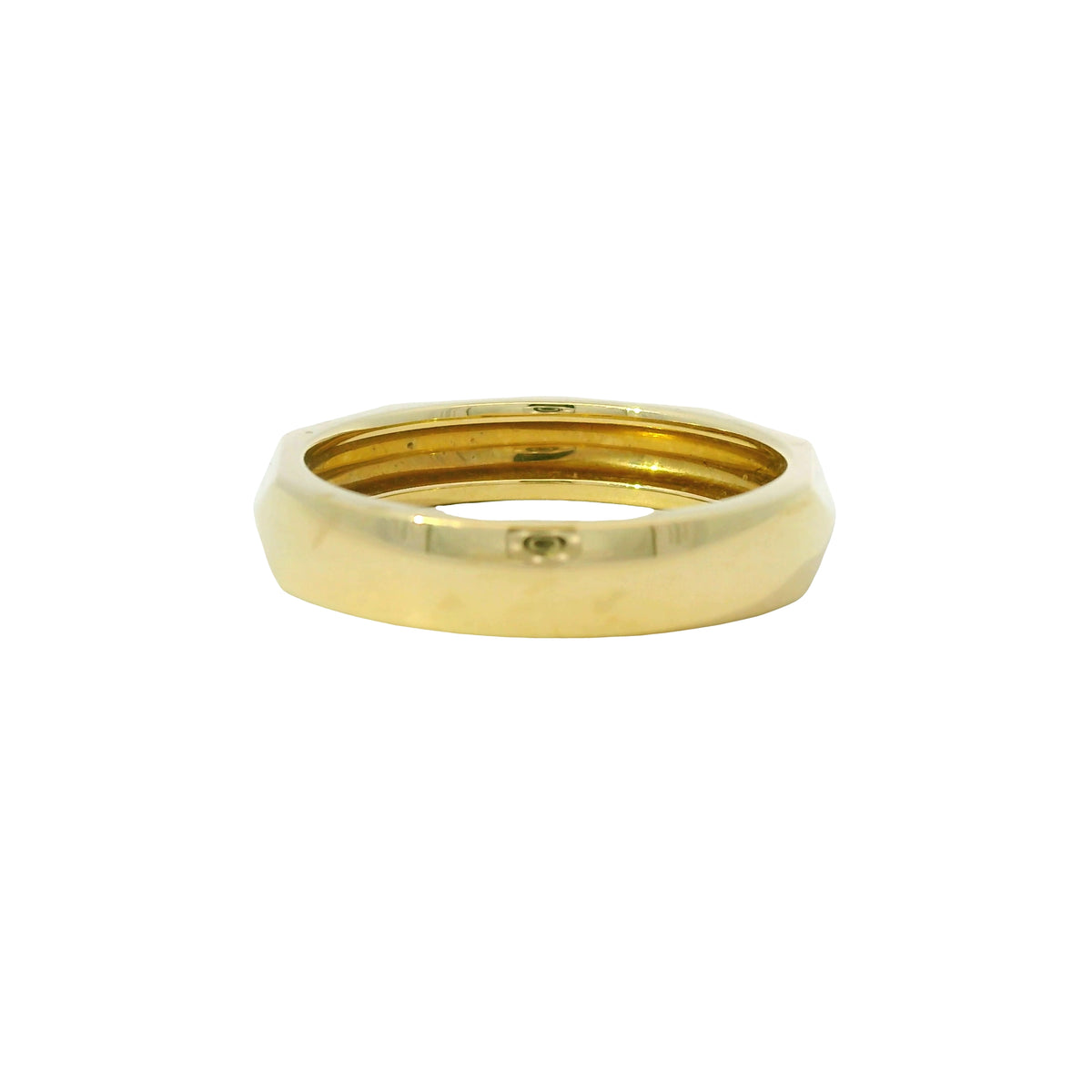 Gabriel & Co. 14K Yellow Gold Faceted Wide Ring