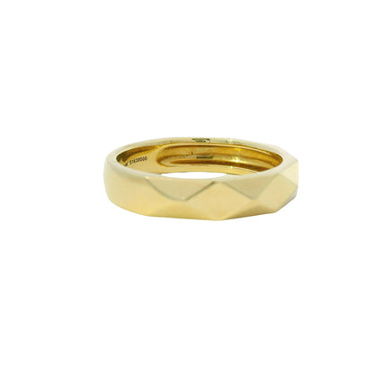 Gabriel & Co. 14K Yellow Gold Faceted Wide Ring