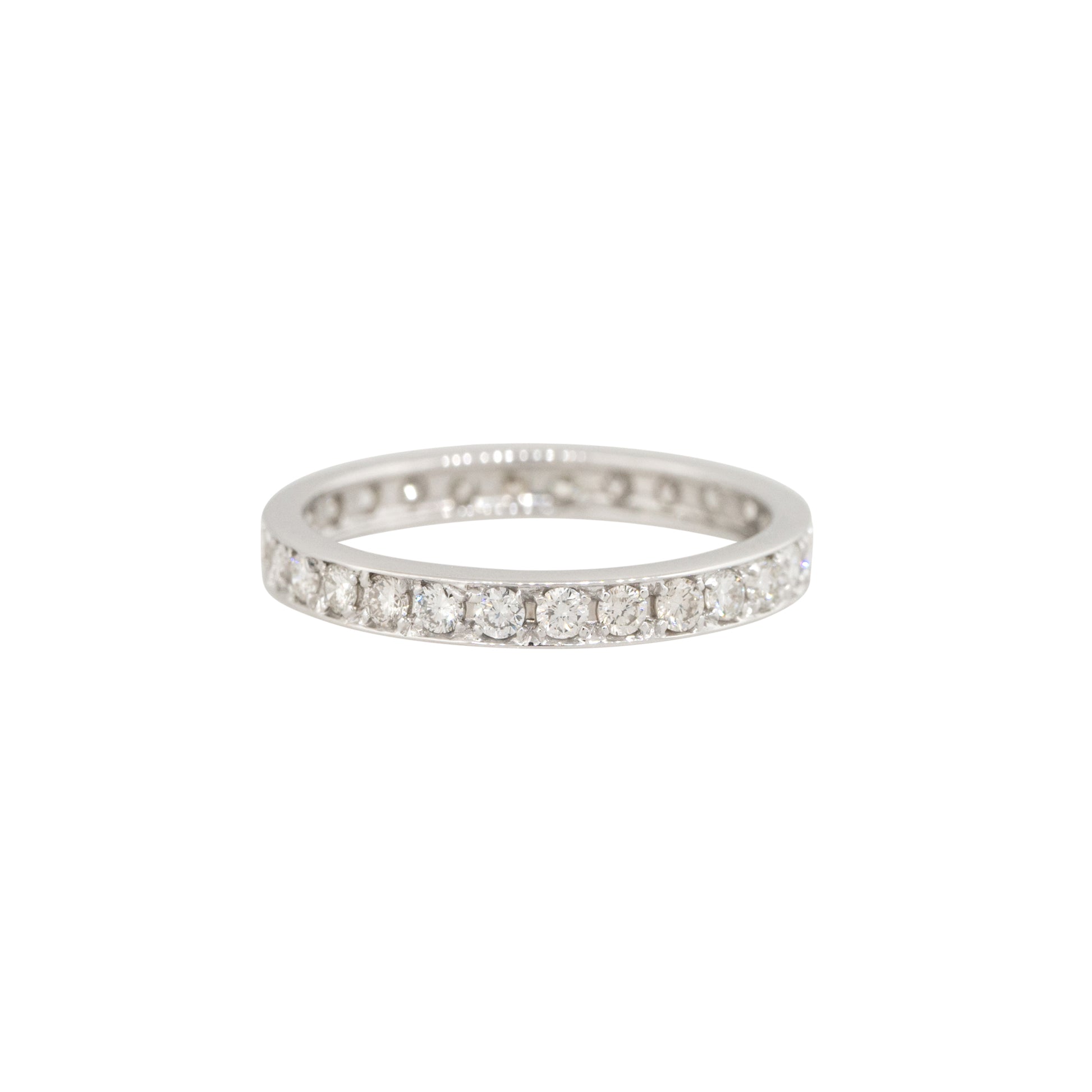 14k White Gold 0.50ctw Round Brilliant Cut Diamond Eternity Band
