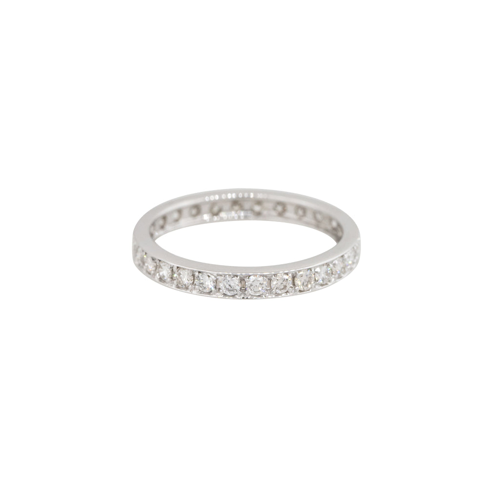 14k White Gold 0.50ctw Round Brilliant Cut Diamond Eternity Band
