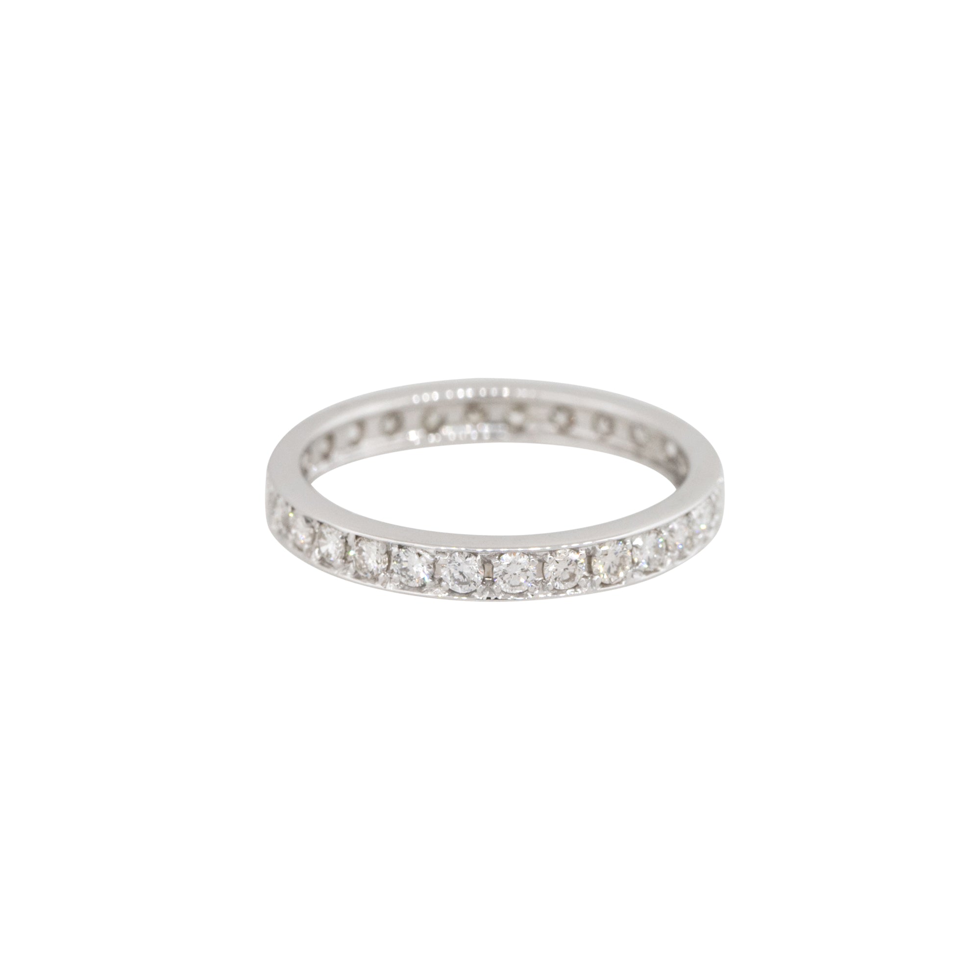 14k White Gold 0.50ctw Round Brilliant Cut Diamond Eternity Band