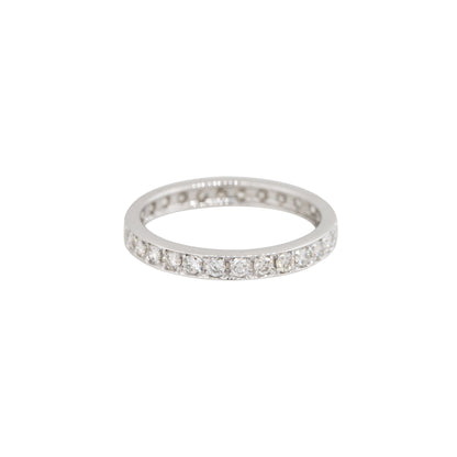 14k White Gold 0.50ctw Round Brilliant Cut Diamond Eternity Band