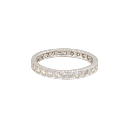 14k White Gold 0.50ctw Round Brilliant Cut Diamond Eternity Band
