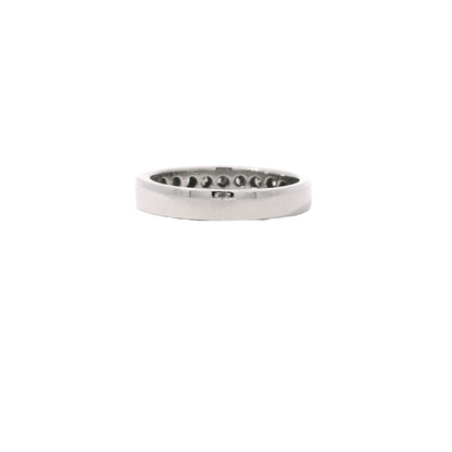 Platinum 0.55ctw Round Brilliant Cut Diamond Channel Set Wedding Band