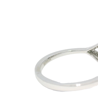 Effy 14k White Gold Natural Diamond & Sapphire Evil Eye Ring