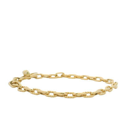 David Yurman 18K Yellow Gold Madison® Pavé Diamond Toggle Chain Bracelet