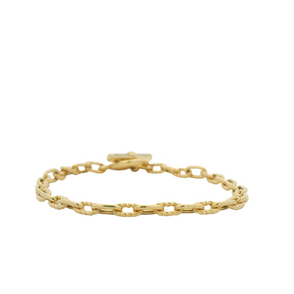 David Yurman 18K Yellow Gold Madison® Pavé Diamond Toggle Chain Bracelet
