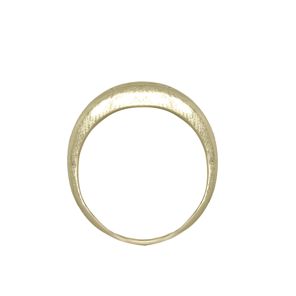 18k Yellow Gold Sapphire & 0.12ctw Diamond Wedding Band