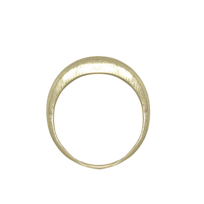 18k Yellow Gold Sapphire & 0.12ctw Diamond Wedding Band