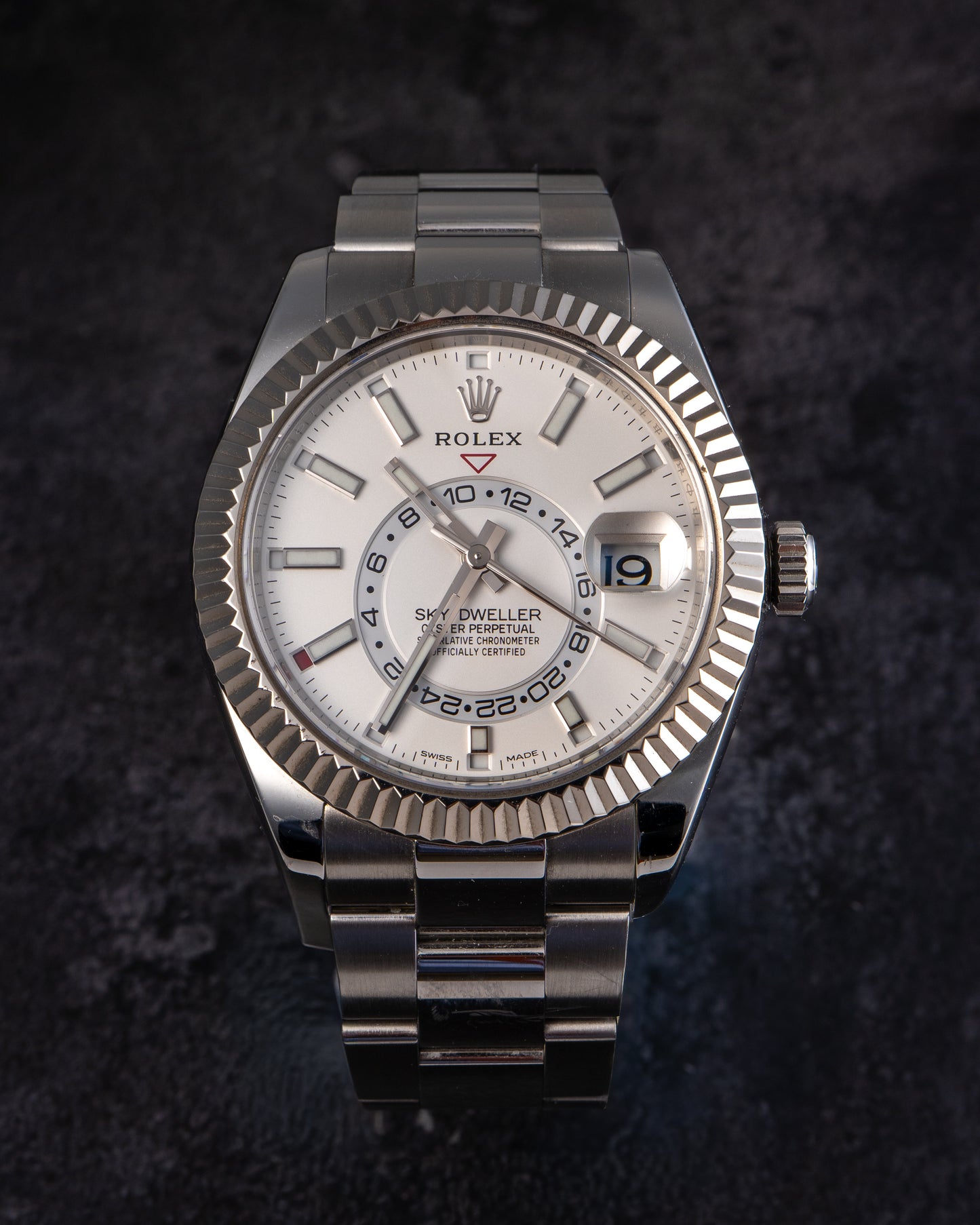 Rolex 326934 Sky-Dweller Stainless Steel White Dial Watch
