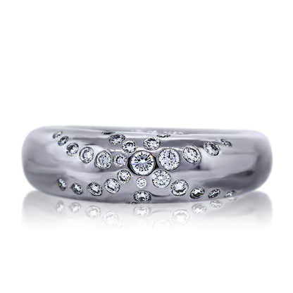 Chaumet 18k White Gold Diamond Ring