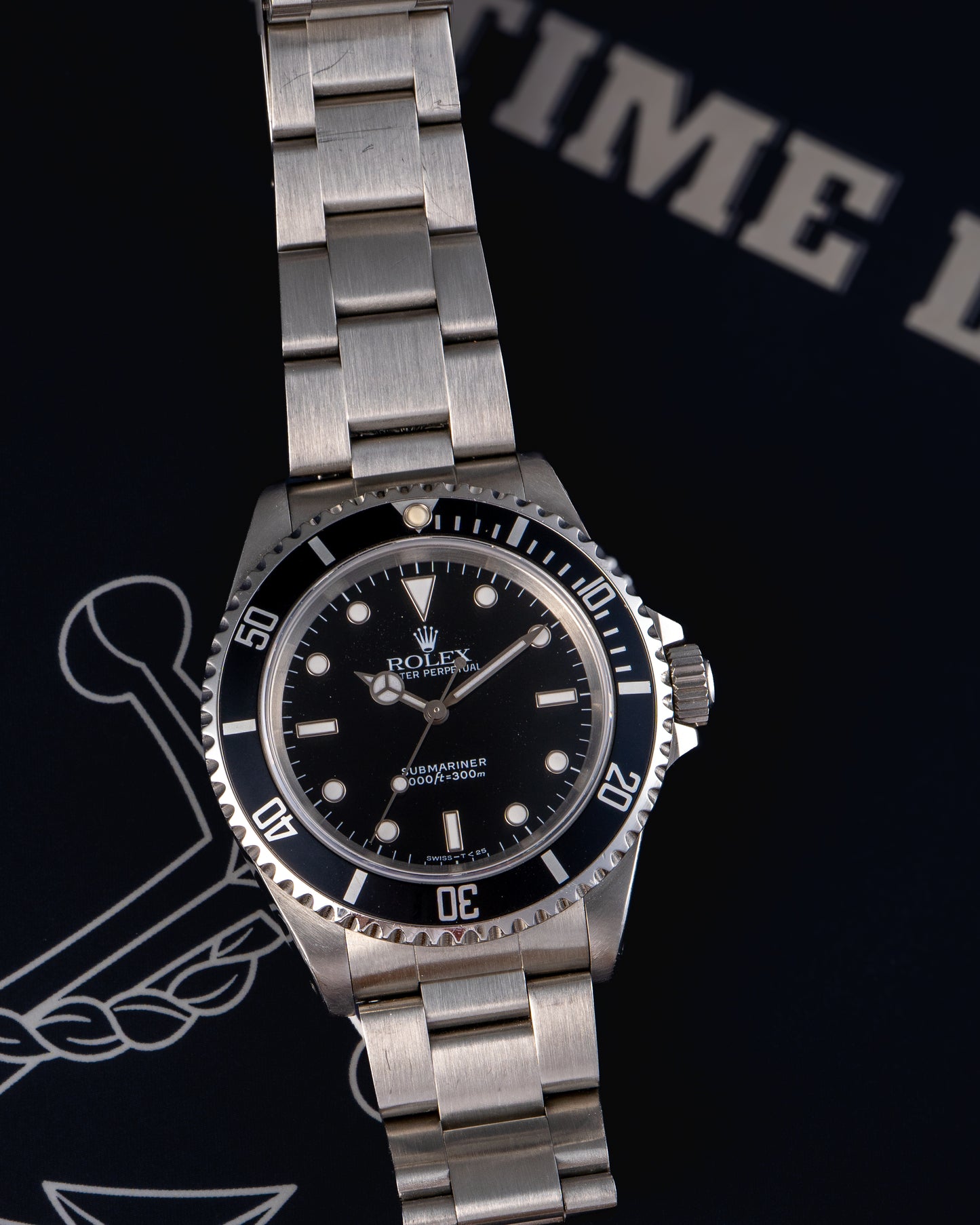 Rolex 14060 Submariner No Date Stainless Steel Black Dial Oyster 40mm Watch