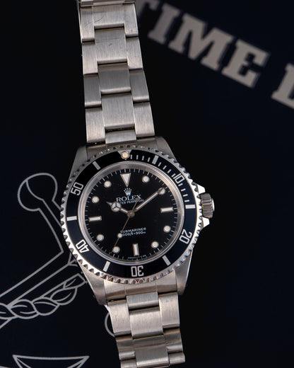 Rolex 14060 Submariner No Date Stainless Steel Black Dial Oyster 40mm Watch