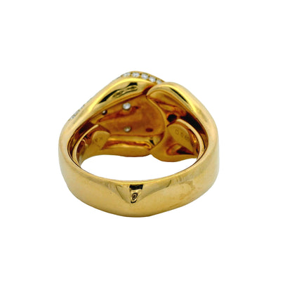 18k Yellow Gold 0.60ctw Round Brilliant Diamond Sprinkle Ring