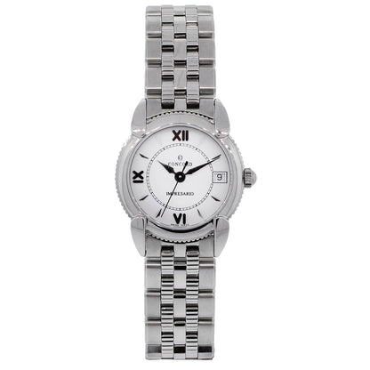 Concord Impresario Stainless Steel White Roman Dial Ladies Watch