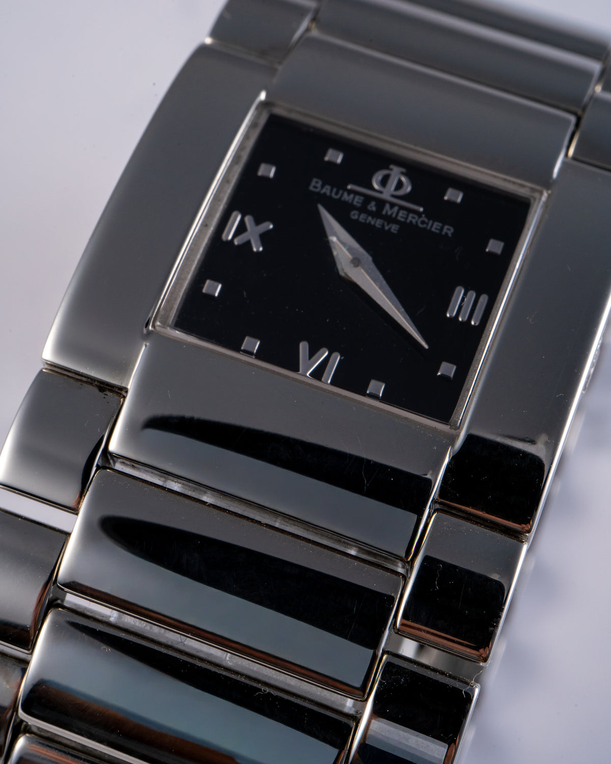 Omega Constellation Diamond Bezel Black Dial Watch