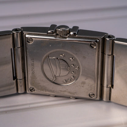 Omega Constellation Diamond Bezel Black Dial Watch