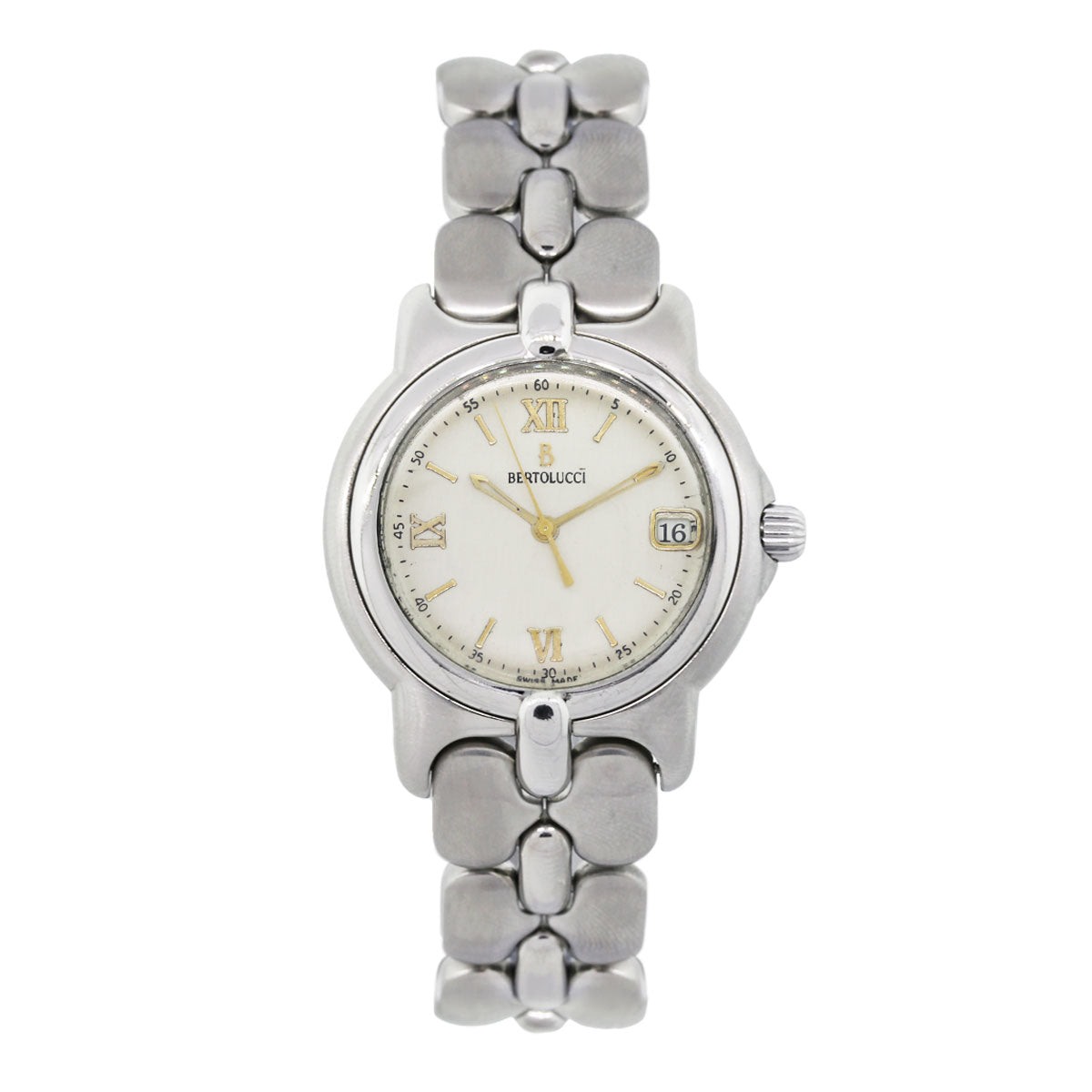 Bertolucci 123 41-77798 Pulchra Sterling Silver Mid Size Ladies Watch