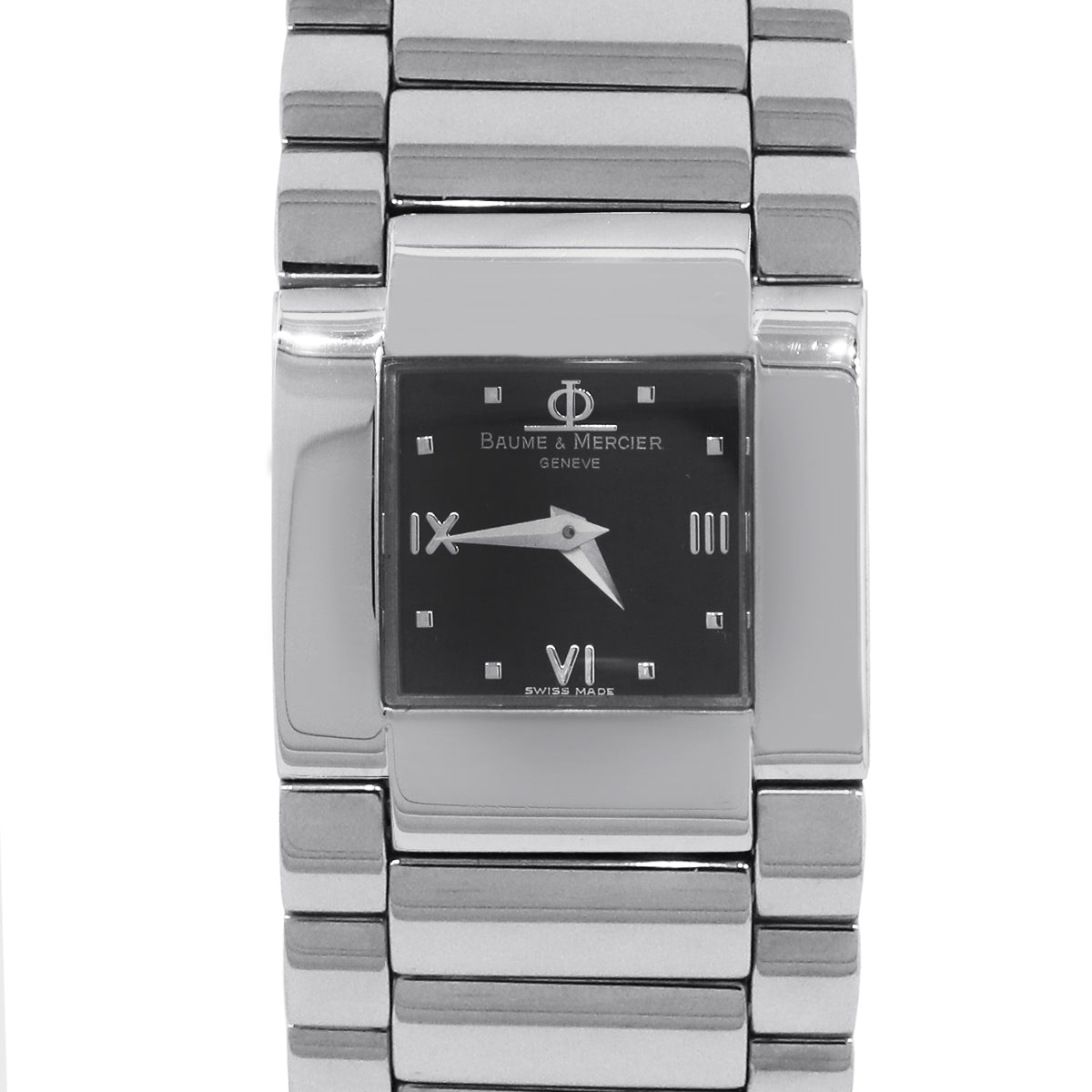Baume & Mercier Catwalk Mini Stainless Steel Black Dial Watch – My Store