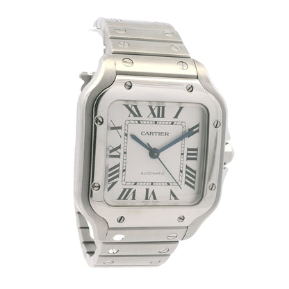 Cartier Santos Stainless Steel Medium Model 33mm Watch