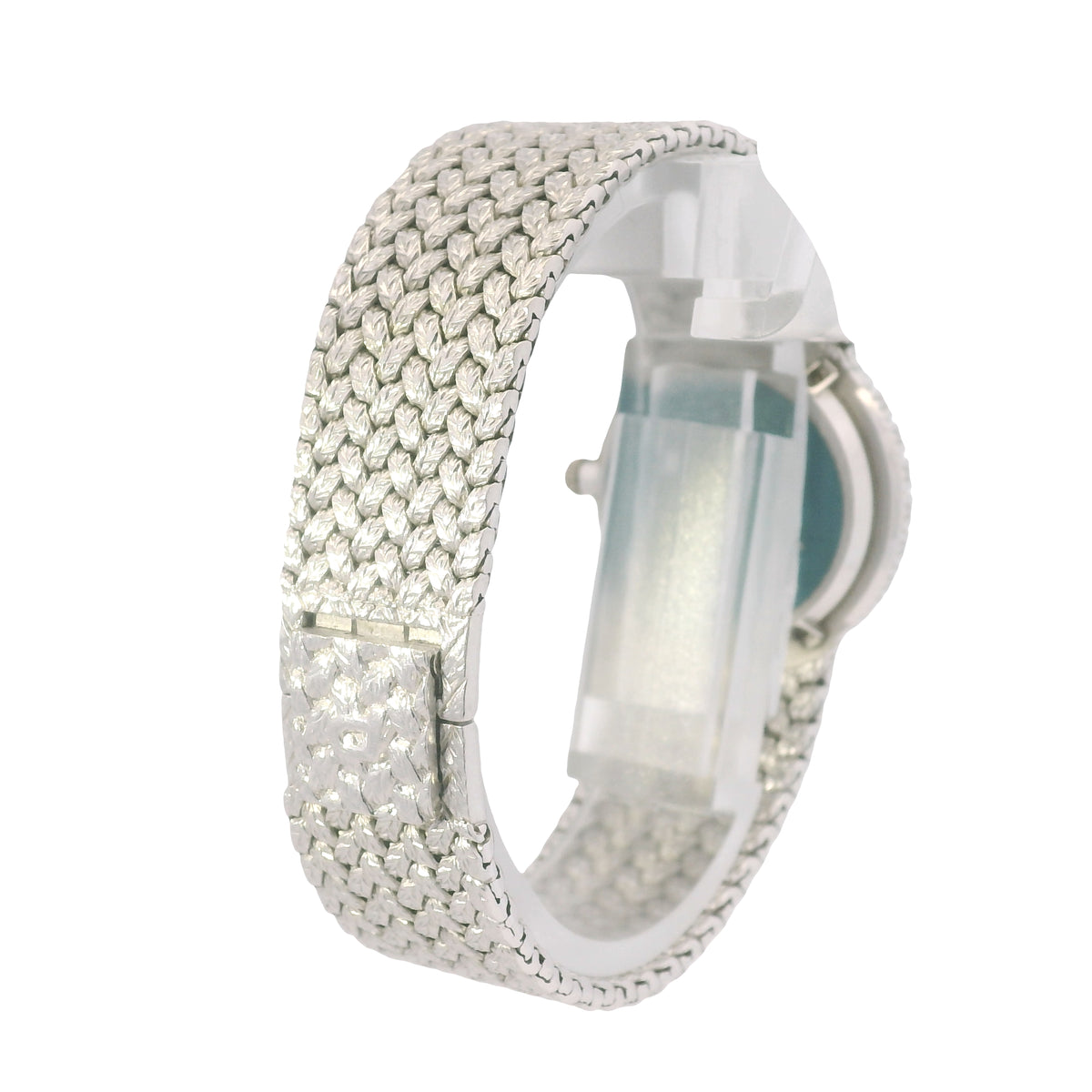 Piaget 18k White Gold Opal Pearl, Diamond Dial & Bezel Watch