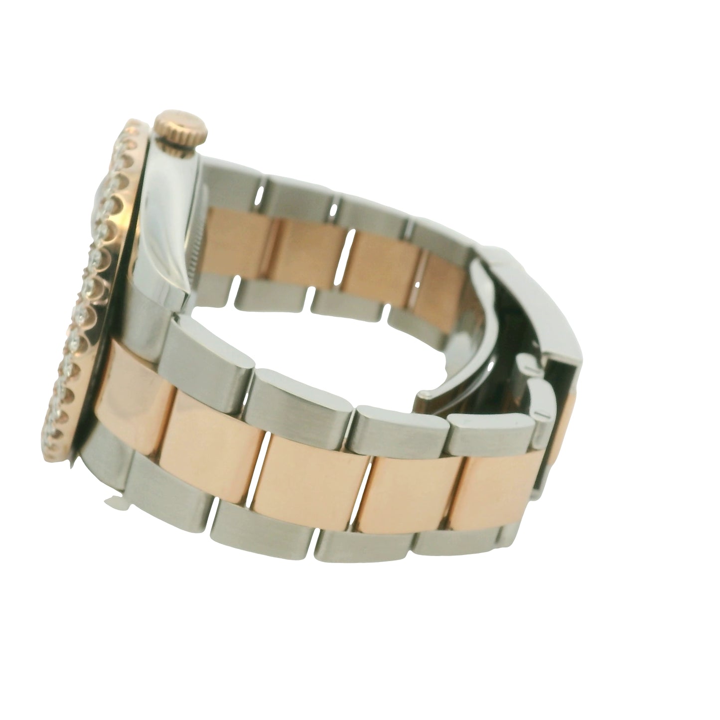 Rolex 126331 Datejust 18k Rose Gold & Stainless Steel Chocolate Diamond Bezel Watch