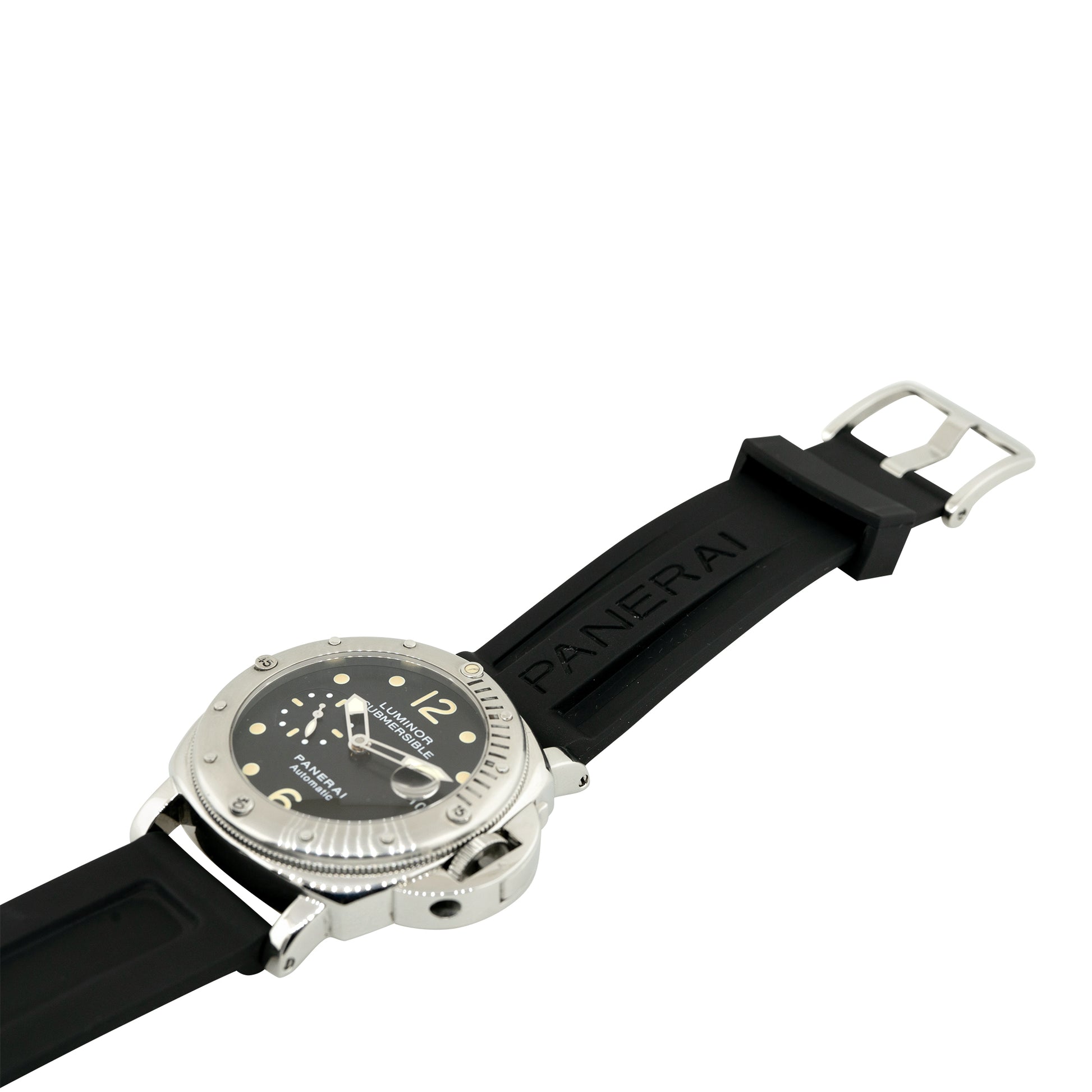 Panerai Luminor Submersible Stainless Steel Black Dial Watch