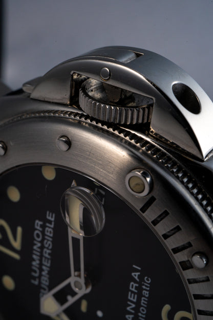 Panerai Luminor Submersible Stainless Steel Black Dial Watch