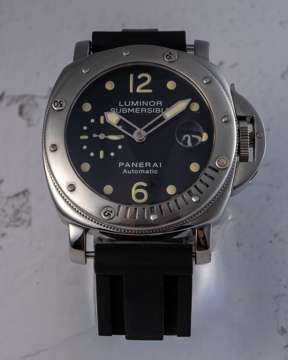 Panerai Luminor Submersible Stainless Steel Black Dial Watch
