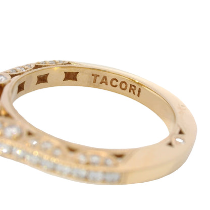 GIA 18k Rose Gold Natural 1.63 Carat Round Brilliant Cut Diamond Halo Engagement Ring