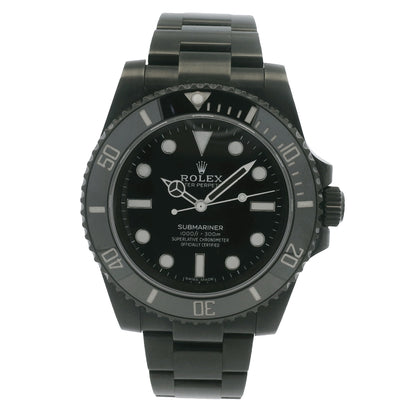 Rolex 114060 Submariner Stainless Steel Black Dial 40mm Watch