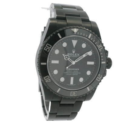 Rolex 114060 Submariner Stainless Steel Black Dial 40mm Watch
