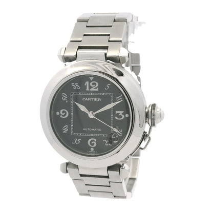 Cartier Pasha Stainless Steel Black Dial 35mm Watch