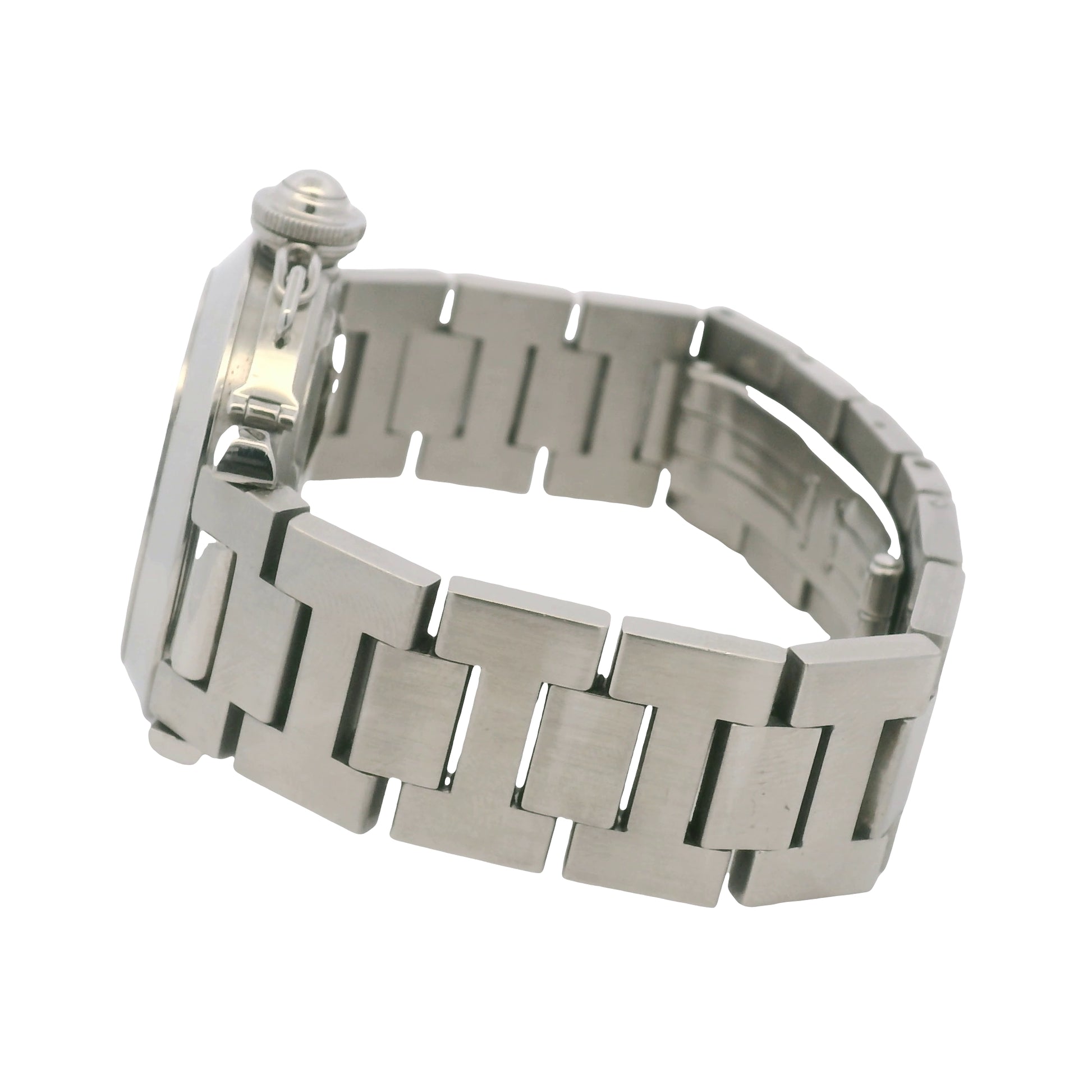 Cartier Pasha Stainless Steel Black Dial 35mm Watch