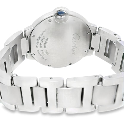 Cartier Ballon Bleu 36mm White Roman Dial Watch