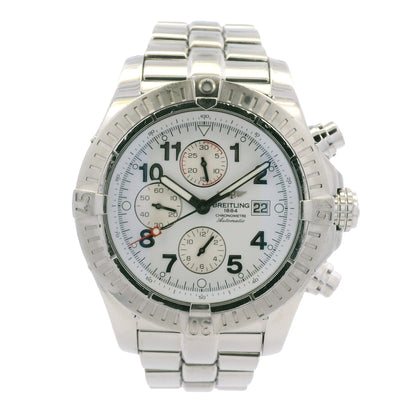 Breitling A13370 Super Avenger Chronometer Stainless Steel 48mm Watch