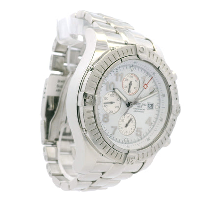 Breitling A13370 Super Avenger Chronometer Stainless Steel 48mm Watch