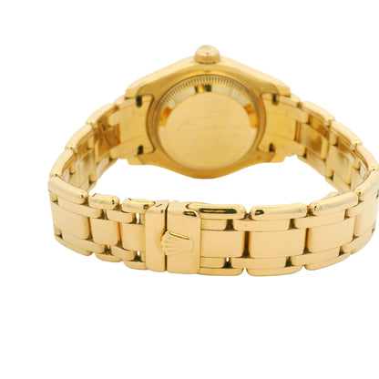 Rolex 69298 Pearlmaster 18k Yellow Gold Mother of Pearl Dial 29mm Watch