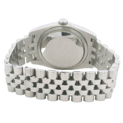 Rolex 116234 Datejust Stainless Steel Silver Roman Numeral Dial 36mm Watch