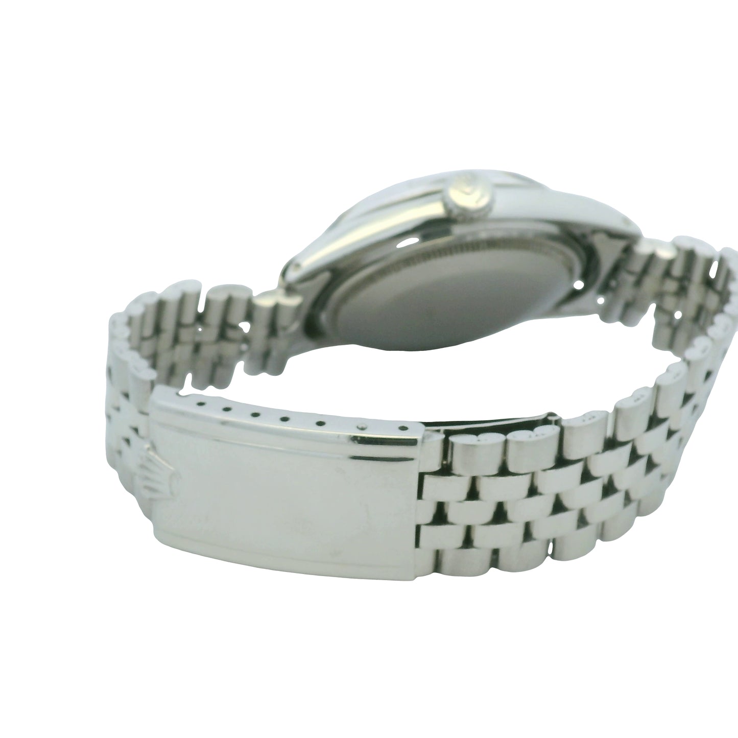 Rolex 1601 Datejust Stainless Steel Red Diamond Dial 36mm Watch