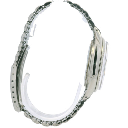 Rolex 1601 Datejust Stainless Steel Red Diamond Dial 36mm Watch