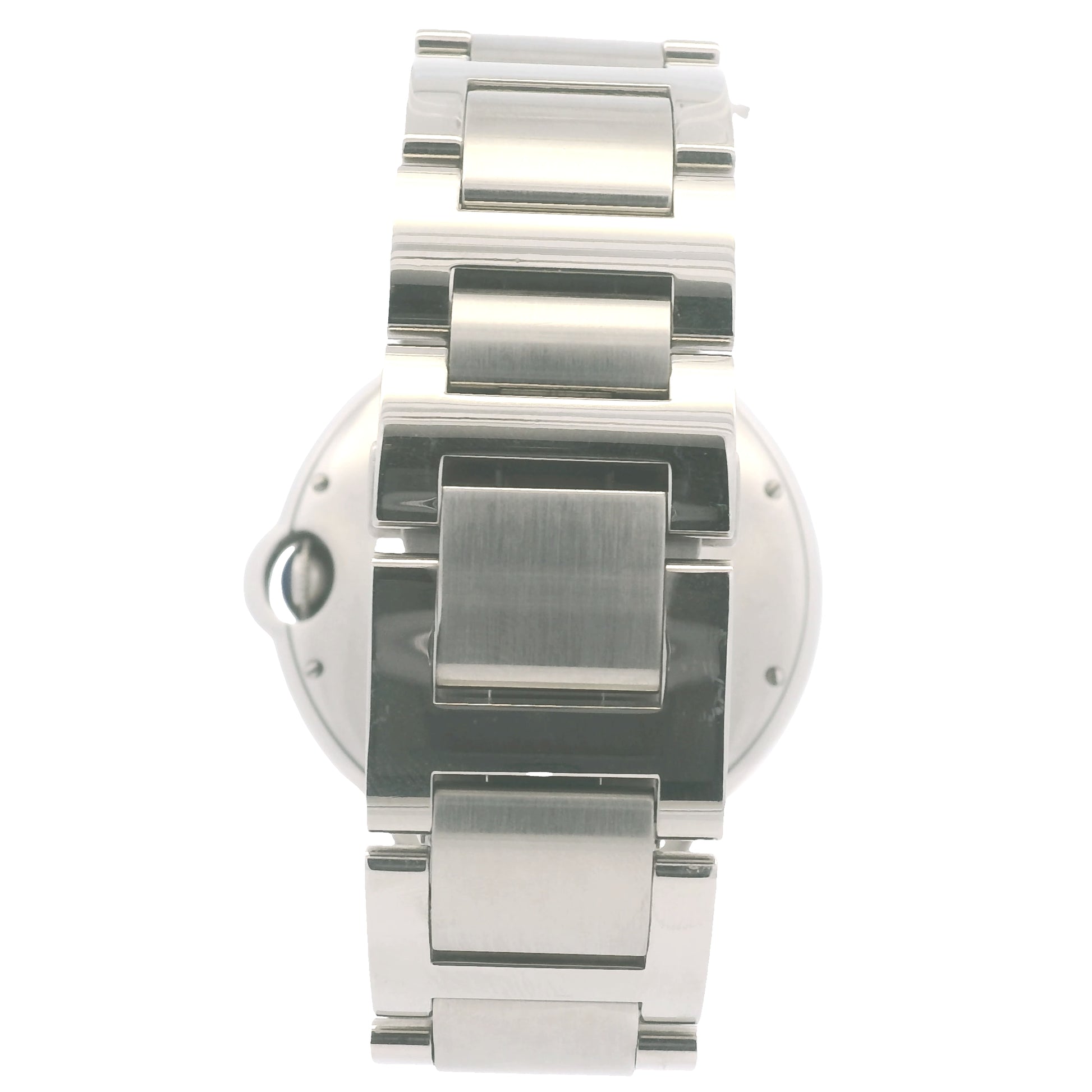 Cartier Ballon Bleu 42mm Silver Roman Dial Watch