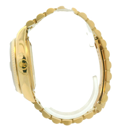 Rolex 18038 Day-Date 18k Yellow Gold Presidential White Dial 36mm Watch