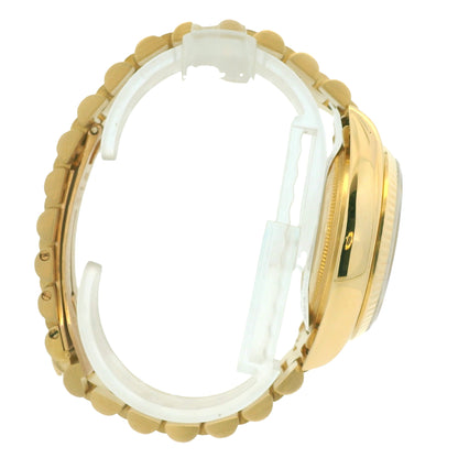 Rolex 18038 Day-Date 18k Yellow Gold Presidential White Dial 36mm Watch