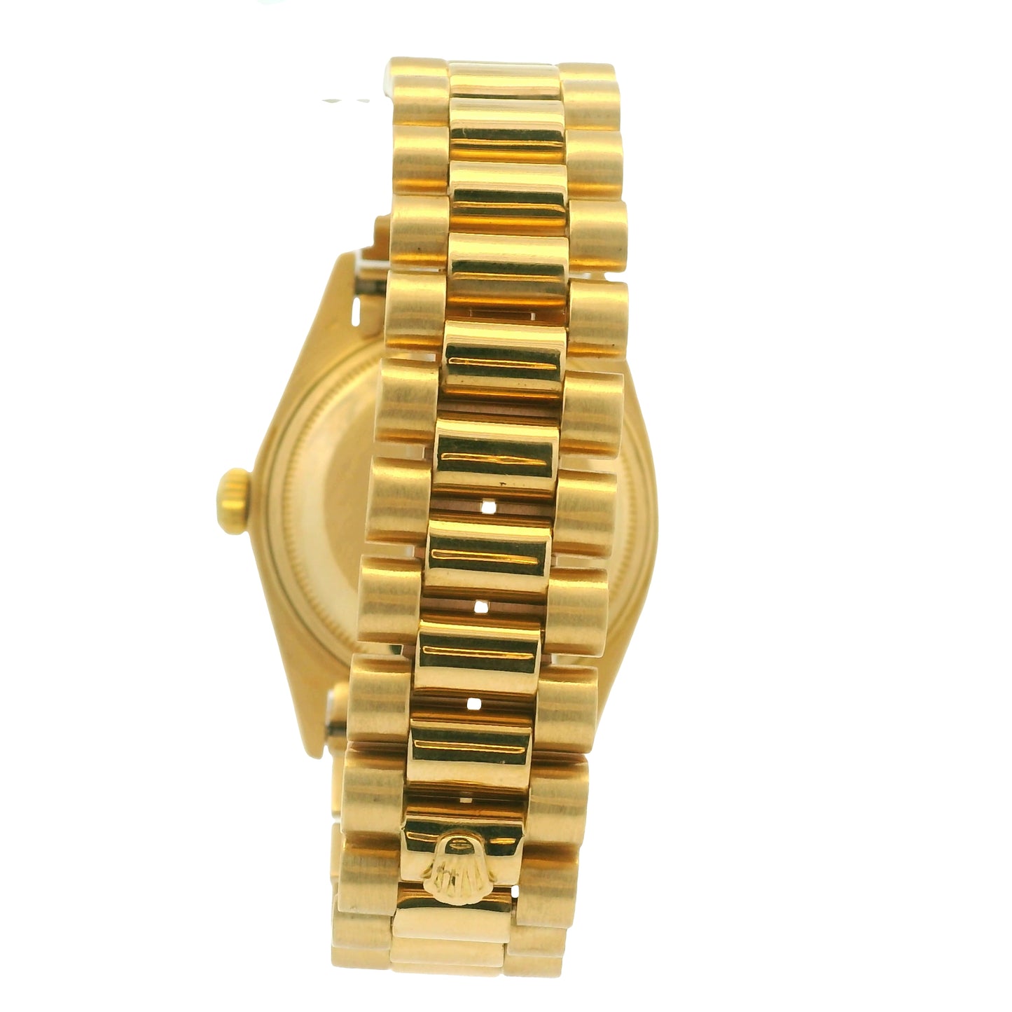 Rolex 18038 Day-Date 18k Yellow Gold Presidential White Dial 36mm Watch